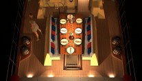 Sailing yacht KESTREL -  On deck dining